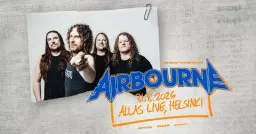Airbourne (AU), Allas Live, Helsinki 31.8.2026