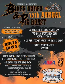 SSMC 15th Annual Biker Rodeo & Pig Roast