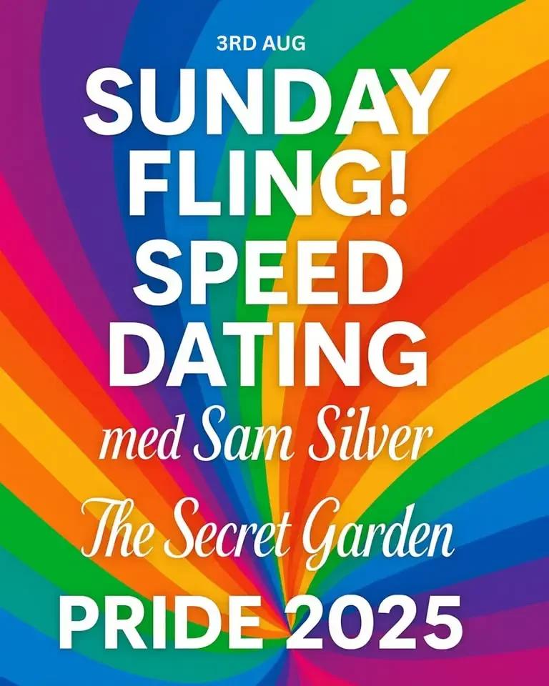 🌈 SUNDAY FLING! Speed Dating med Sam Silver 🏳️🌈