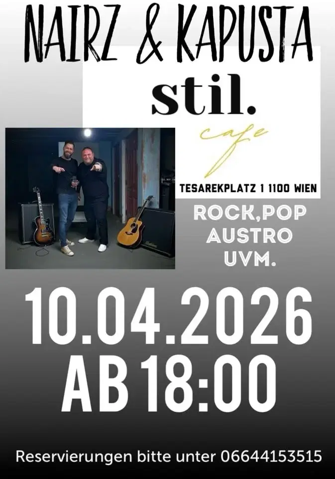 Nairz & Kapusta Café Stil /10.04/18:00