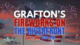 Grafton Fireworks on the Riverfront