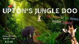 Upton YFC Jungle Doo 🐵🐆🦁🍻