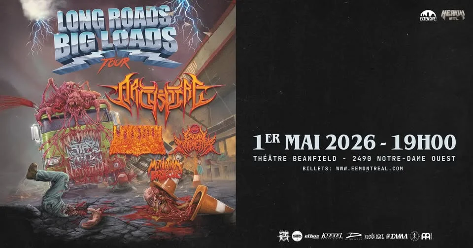 Archspire + Undeath + Crown Magnetar + Mutilation Barbecue | Montréal