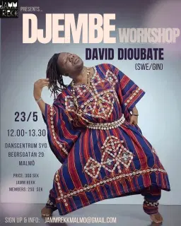 Djembe workshop with David Dioubate