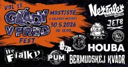 Glády v před fest XIII. 2026 v Mostištích u Velkého Meziříčí