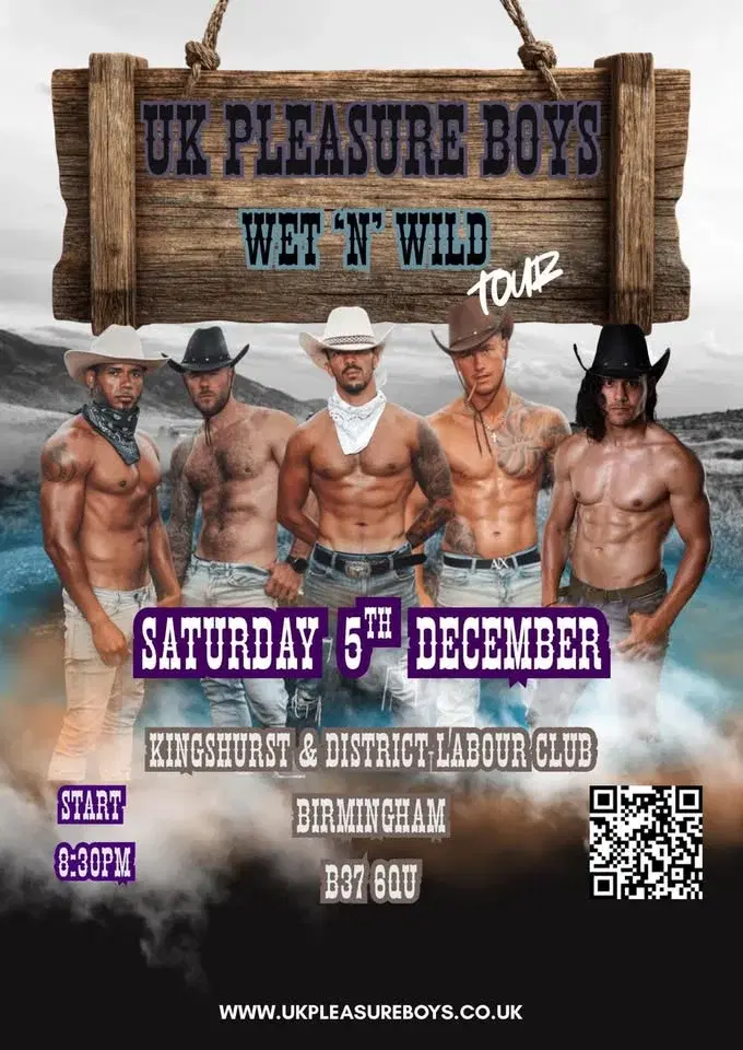 UK PLEASURE BOYS - WET ‘N’ WILD SHOW