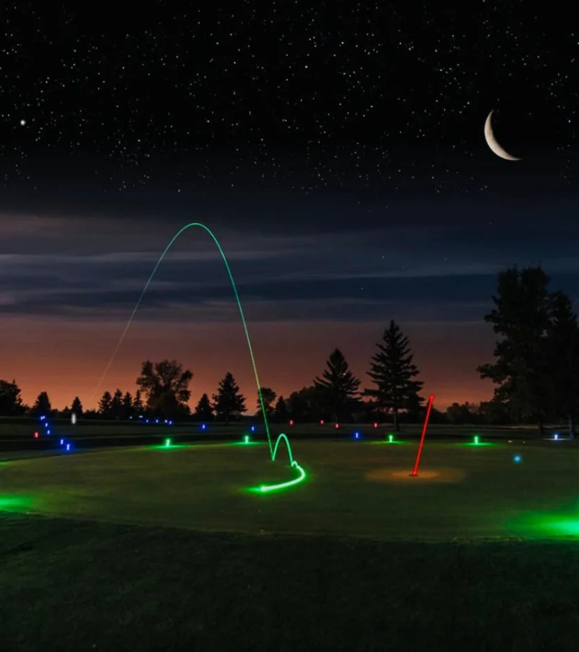 Glow golf - tee times required