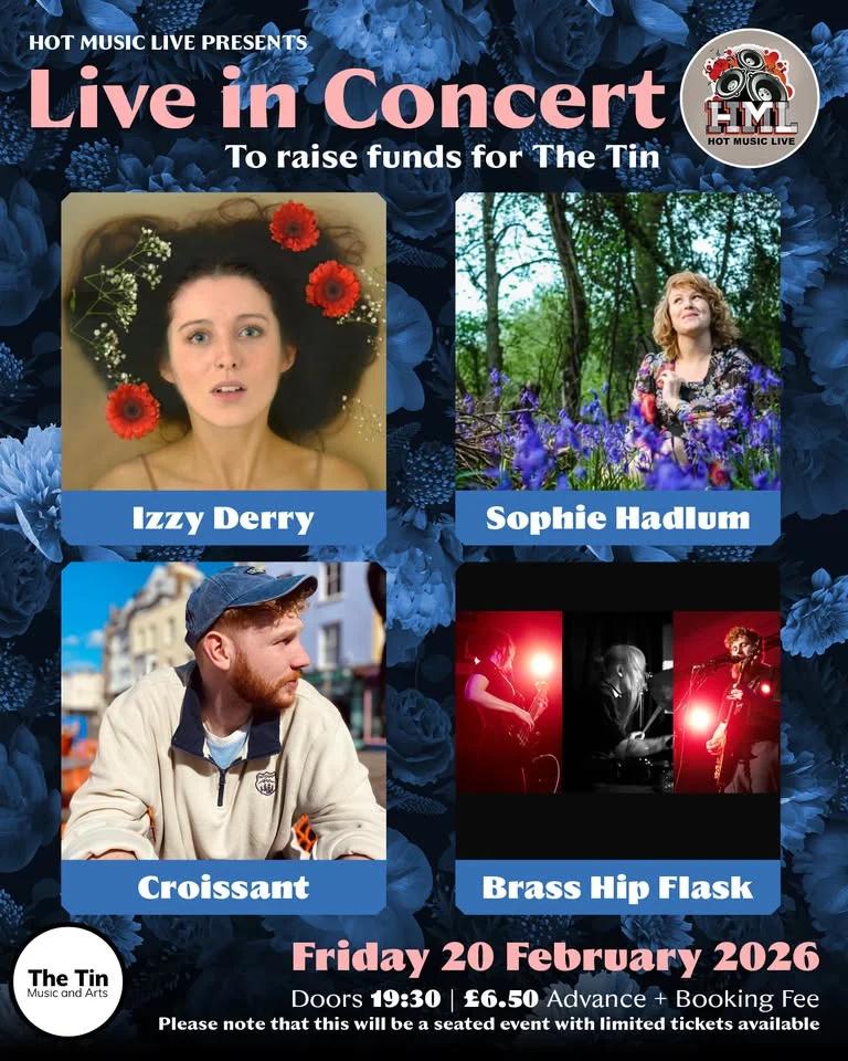 Hot Music Live Presents fundraiser for The Tin #10