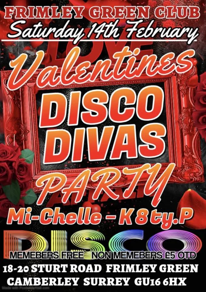 Disco Diva’s valentines party