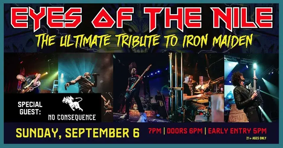 Eyes of the Nile - The Ultimate Iron Maiden Tribute at Jergels