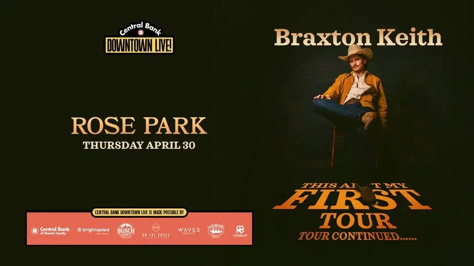 Braxton Keith - Central Bank Downtown Live! at Rose Park
