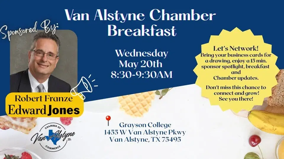 VA Chamber May Breakfast sponsored by Robert Franze - Edward Jones