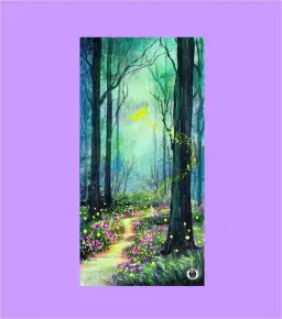 Enchanted Forest Canvas Paint and Sip