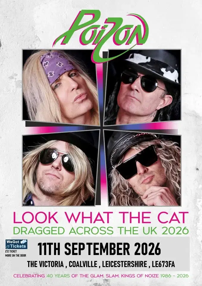 POIZON UK'S FINEST TRIBUTE TO THE GLAM ROCK KINGS