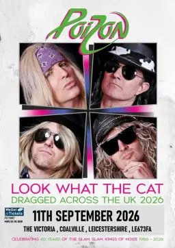 POIZON UK'S FINEST TRIBUTE TO THE GLAM ROCK KINGS