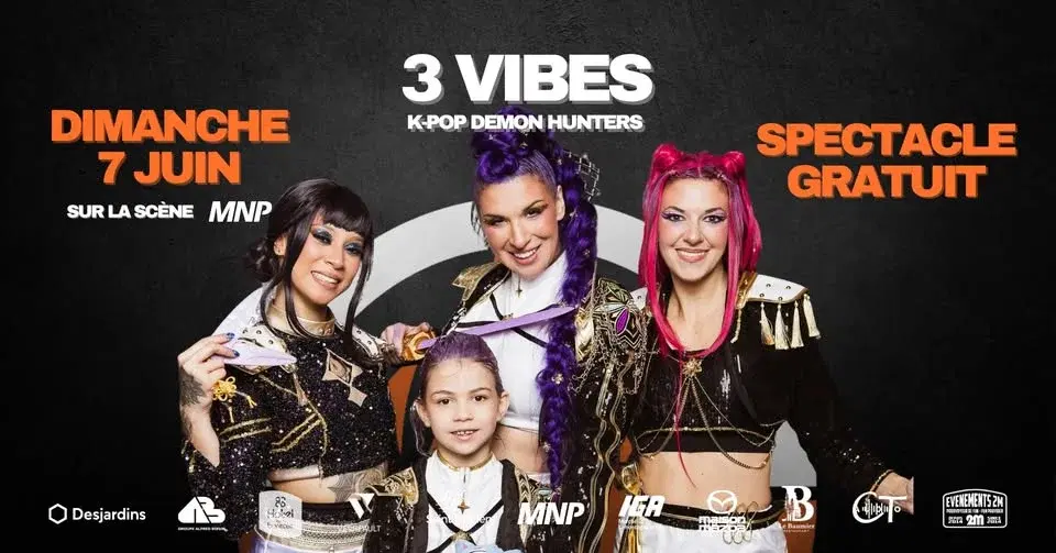 3 vibes K-Pop Demon Hunters // Festi St-Fé