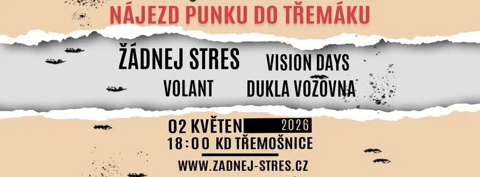 NÁJEZD PUNKU DO TŘEMÁKU 2025 - !!! ZMĚNA TERMÍNU NA 2.5.2026!!!