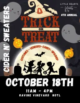 CIDER N' SWEATERS - RAVINE VINEYARD