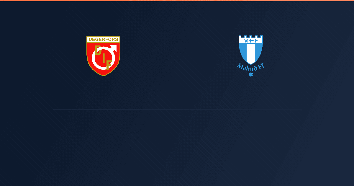 Degerfors vs Malmö