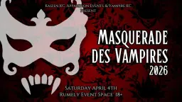 Masquerade des Vampires 2026