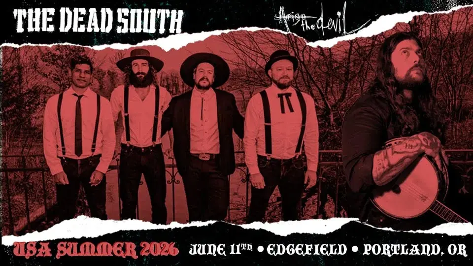 The Dead South w/ Amigo the Devil | Thu Jun 11, 2026 | McMenamins Edgefield