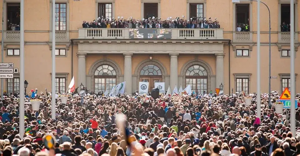 Mösspåtagning vid Carolina Rediviva – the Donning of the Caps