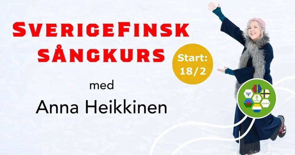 Sverigefinsk sångkurs med Anna Heikkinen