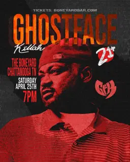 GHOSTFACE KILLAH (WU TANG CLAN) ~ LIVE AT THE BONEYARD ~ 4.25.26