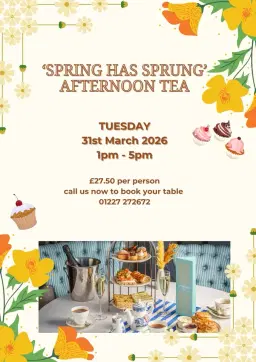 'Spring Has Sprung' Afternoon Tea!