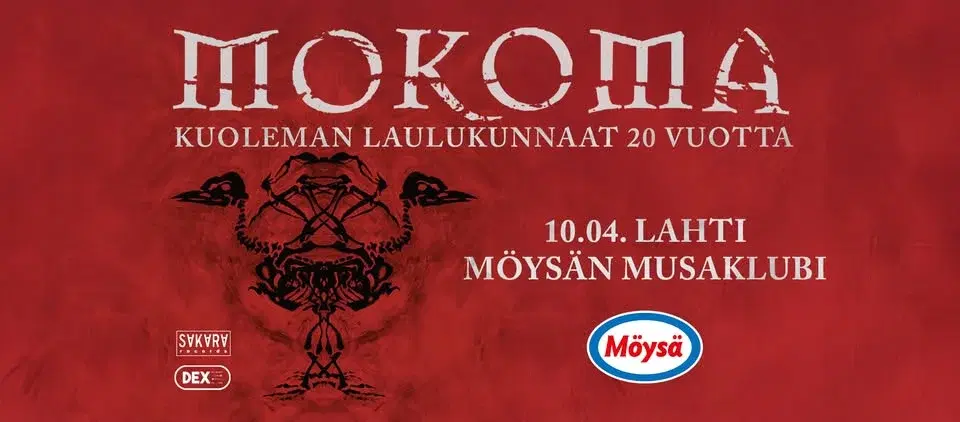 Mokoma - Kuoleman Laulukunnaat 20 vuotta / Möysän Musaklubi