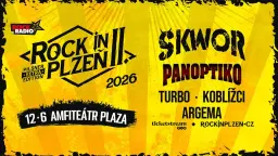 Rock in Plzeň II 2026 | ŠKWOR, Panoptiko, Turbo a další