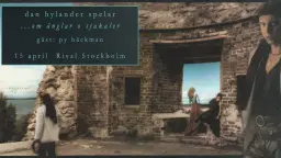 Dan Hylander: "Om änglar o sjakaler" + Special Guest Py Bäckman! | Rival, Stockholm