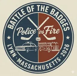 Lynn’s Battle of the Badges Charity Hockey – Round 3 Lynn Fire Department vs. Lynn Police Department