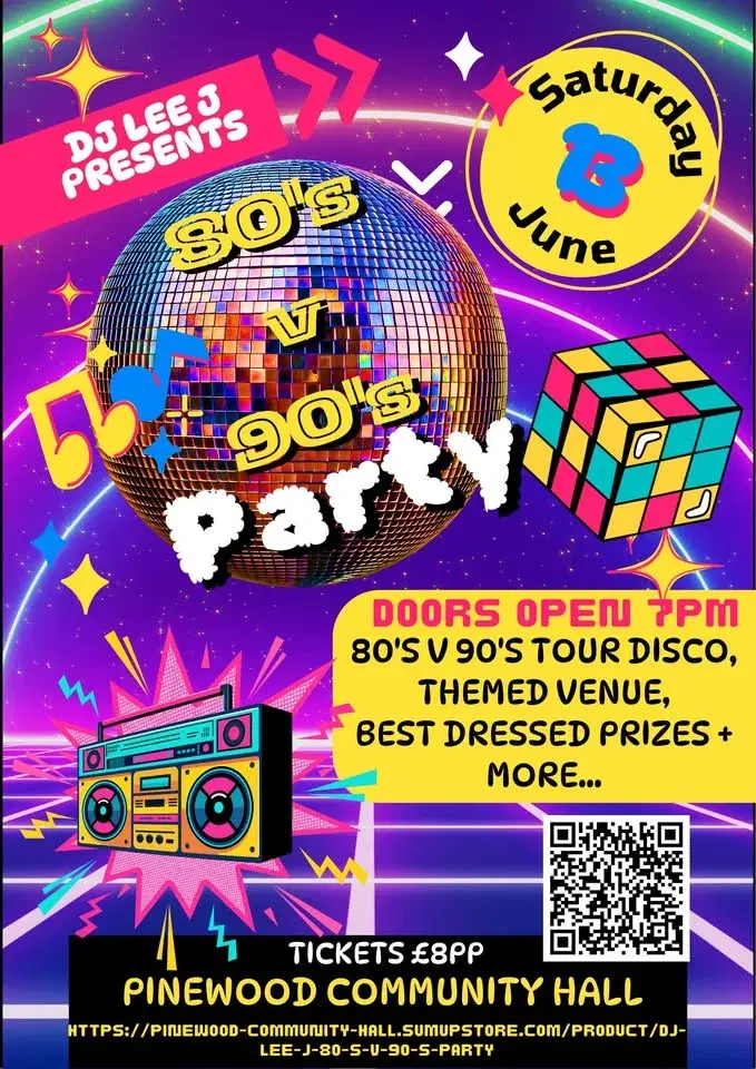 DJ LEE J PRESENTS 80'S V 90'S PARTY