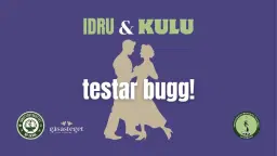 IDRU & KULU testar bugg!