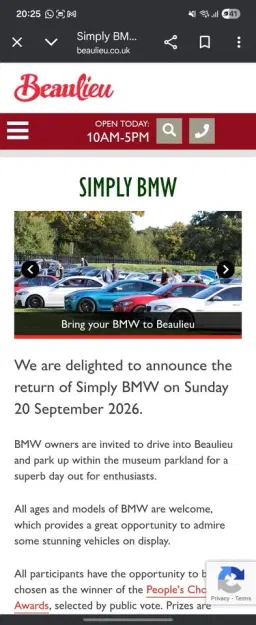 Club stand at Simply BMW