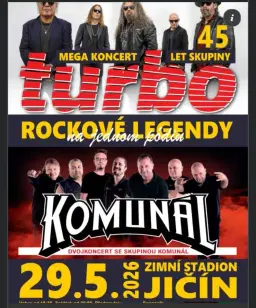 Koncert legend Turbo 45 let + Komunál