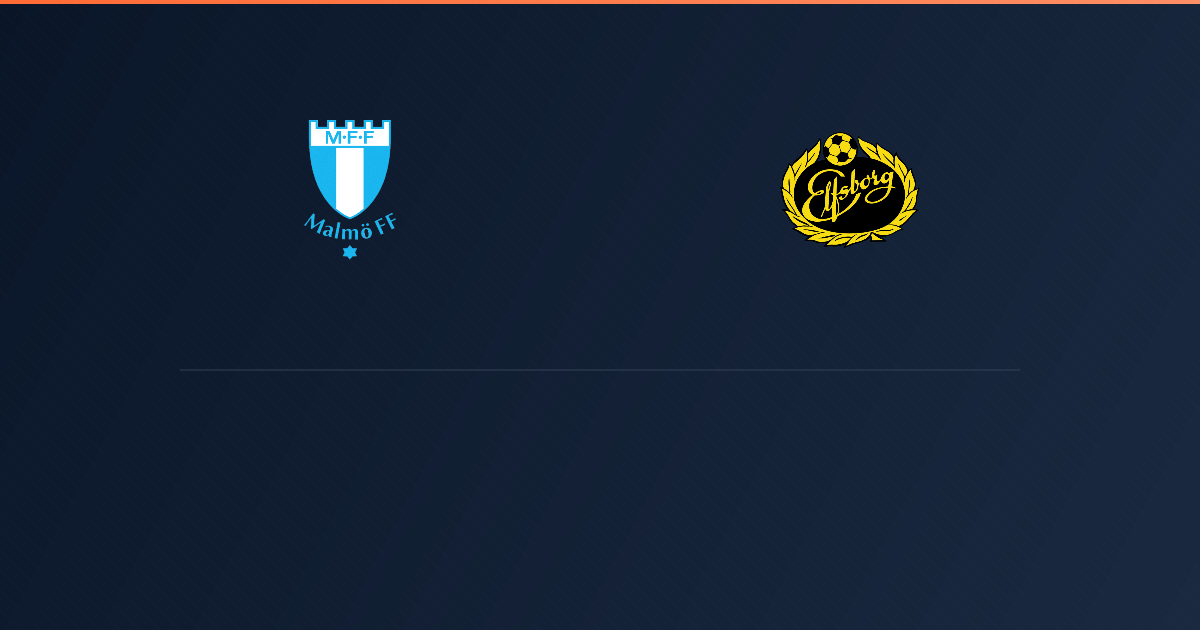 Malmo FF vs Elfsborg