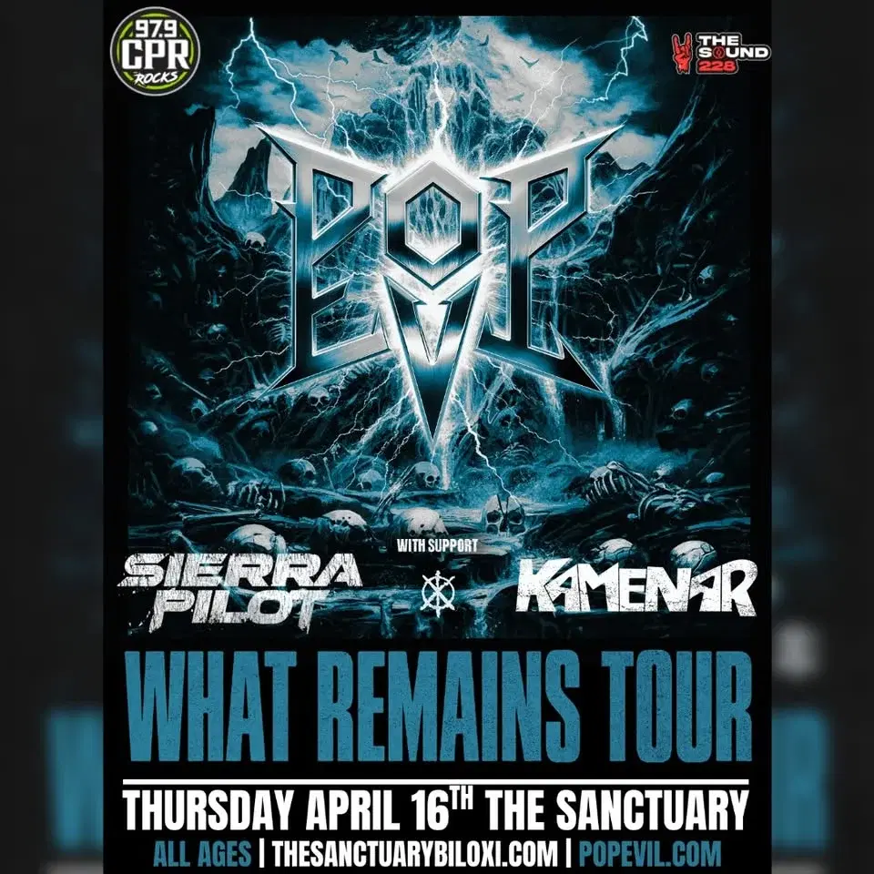 POP EVIL - What Remains Tour w/ Kamenar & Sierra Pilot