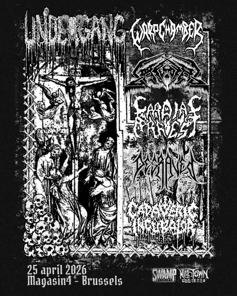 UNDERGANG + WARP CHAMBER + CORPUS OFFAL + CARDIAC ARREST + DEGRAVED + CADAVERIC INCUBATOR