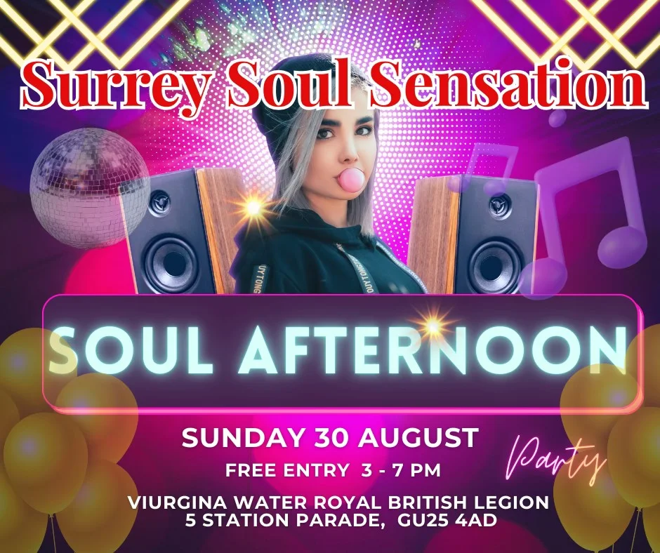 SURREY SOUL SENSATION ARE BACK AT VIRGINA WATER RBL