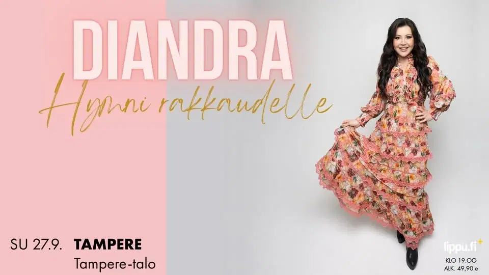Diandra - Hymni rakkaudelle - 27.9. Tampere, Tampere-talo