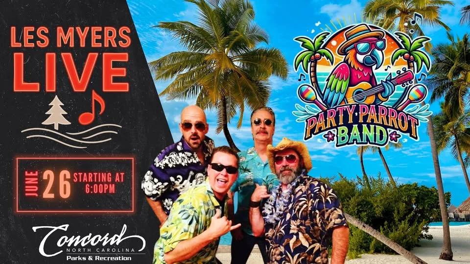 Les Myers LIVE! - The Party Parrot Band