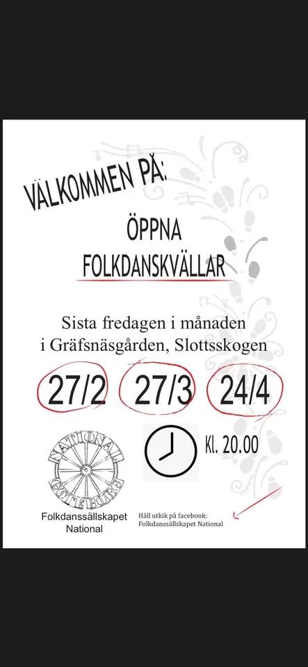 Öppna danskvällar!