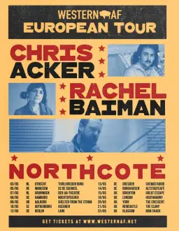 Western AF: Chris Acker + Rachel Baiman + Northcote | 10 maj | Oceanen