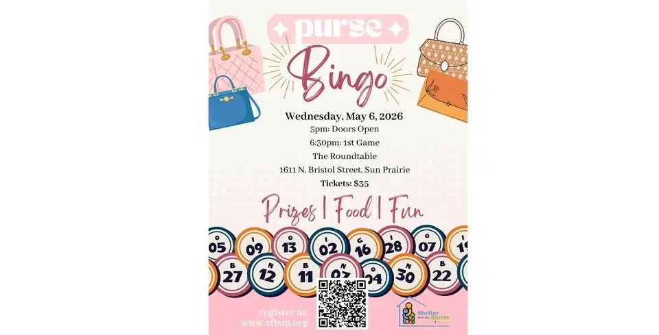 Purse Bingo Benefitting Shelter From the Storm Ministries
