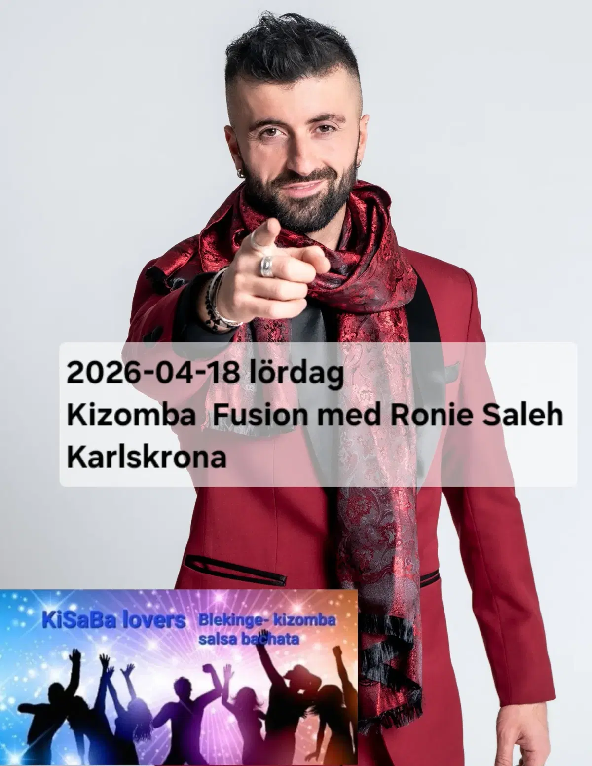 Kizomba Fusion med RONIE SALEH I Karlskrona