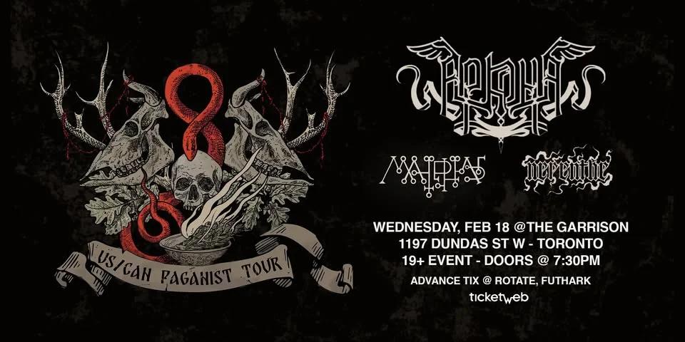 Arkona: North American Paganist Tour 2026 w/Malphas & Nepenthe