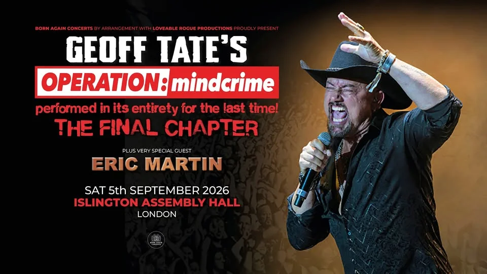 GEOFF TATE'S OPERATION: mindcrime at Islington Assembly Hall - London