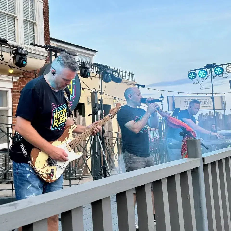 Neon Rush Live at Hawkinge Cricket Club